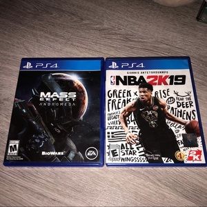 NBA 2k19 and mass effect: andromeda